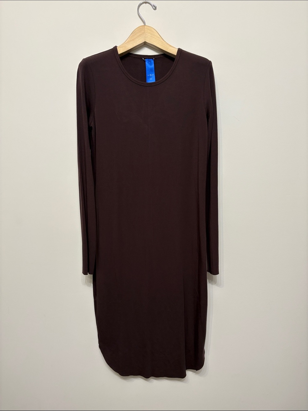 Kit and ace walnut brown jersey dress sz m medium worn once